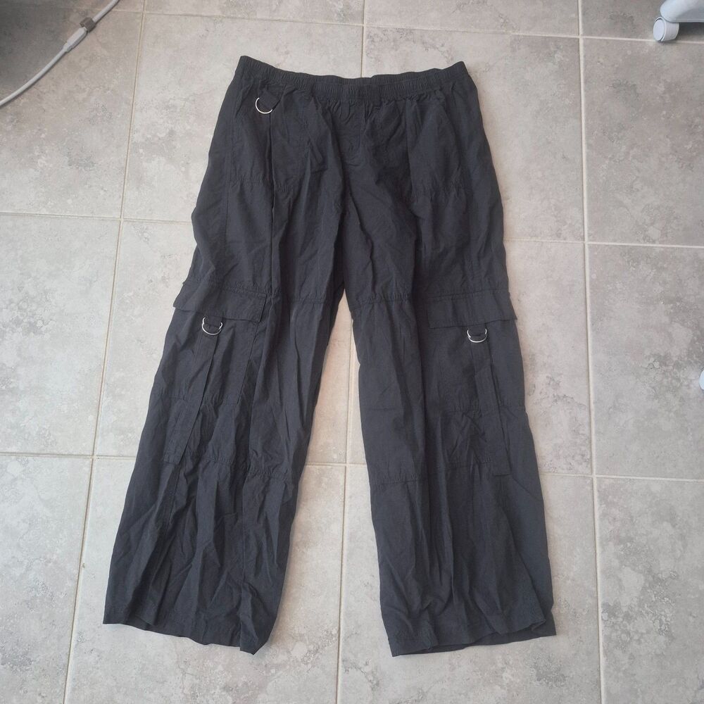 Womens Wild Fable Mid-Rise Cargo Wide Leg Pants